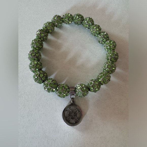 Rustic Cuff Lime Green Emerson Beaded Bracelet - Picture 6 of 6